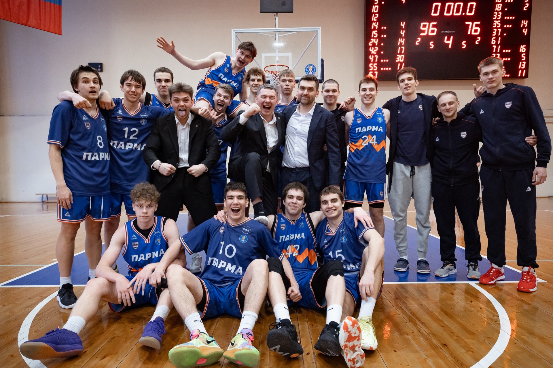 «ПАРМА-М» в плей-офф Единой Молодежной Лиги ВТБ!